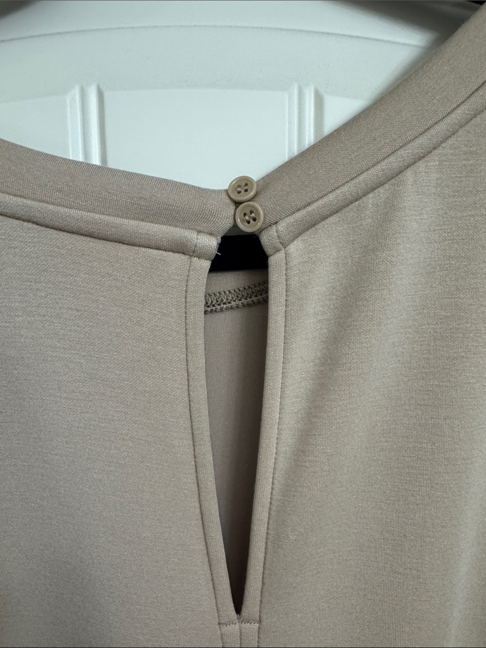 SPANX Airessentials Neutral Beige Midi Jumpsuit, L, New with tags - Picture 9 of 10